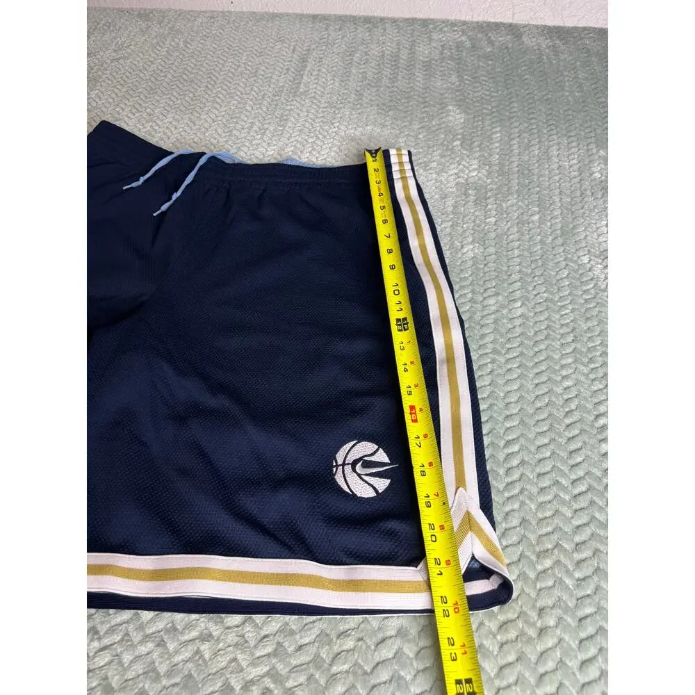 Vintage Nike Reversible Basketball Shorts Navy Blue Y2K Baggy